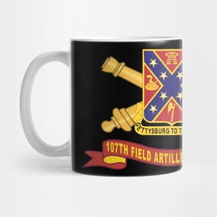107th Field Artillery Battalion - DUI w Br - Ribbon X 300 Mug